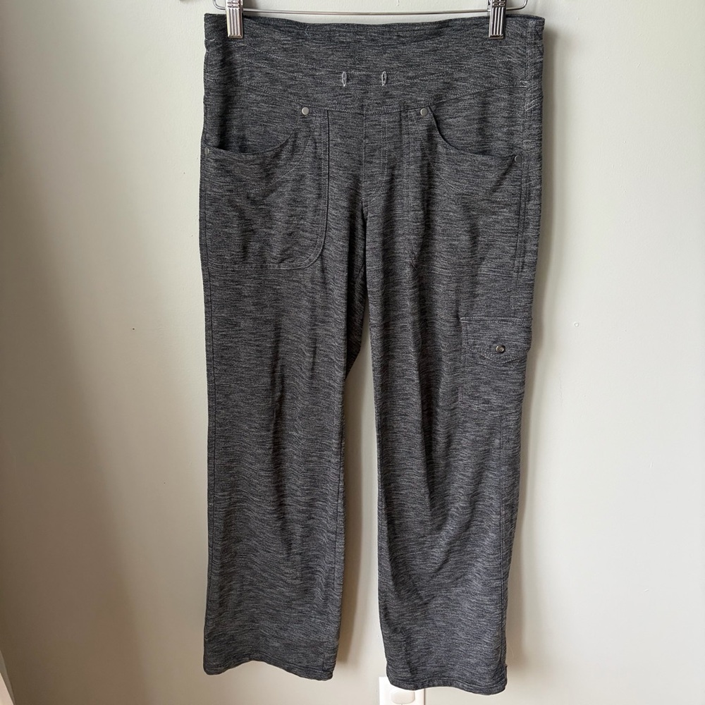 Kuhl Women’s Gray‎ Mova Pants Pull On Stretch Wide Leg  Cargo Size 4 Short
